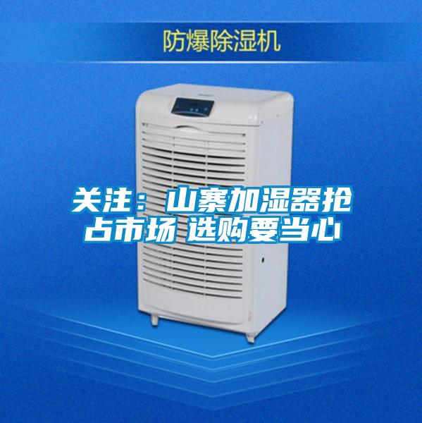 关注：山寨加湿器抢占市场　选购要当心