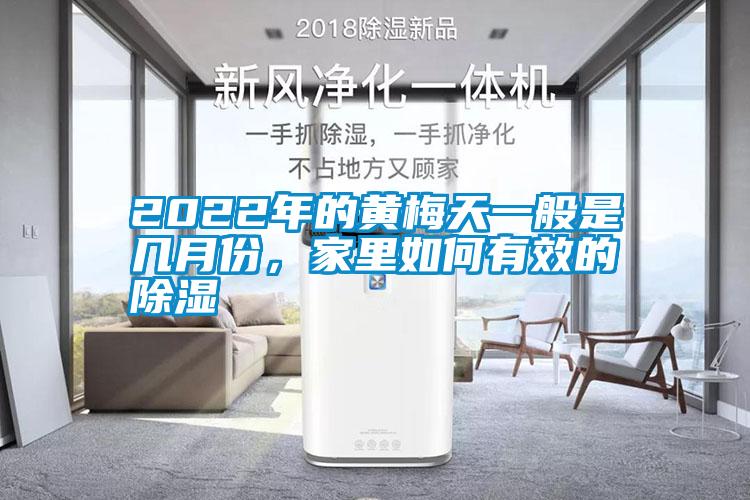 2022年的黄梅天一般是几月份，家里如何有效的除湿