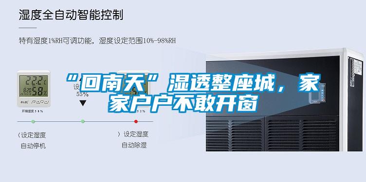 “回南天”湿透整座城，家家户户不敢开窗