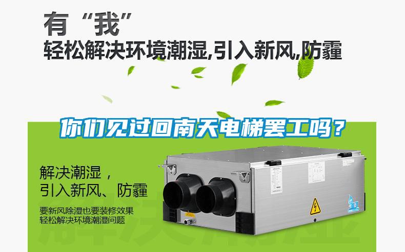 你们见过回南天电梯罢工吗？
