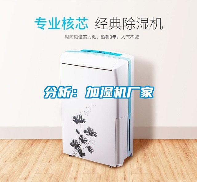 分析：加湿机厂家