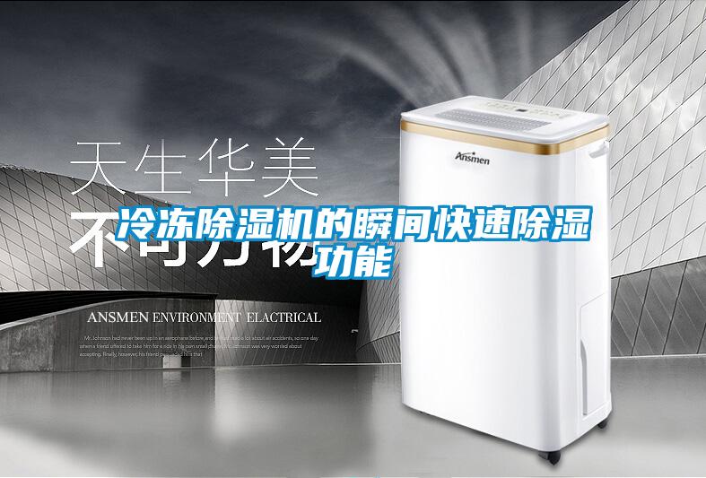 冷冻草莓视频APP在线观看的瞬间快速除湿功能