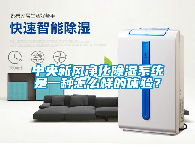 中央新风净化除湿系统是一种怎么样的体验？