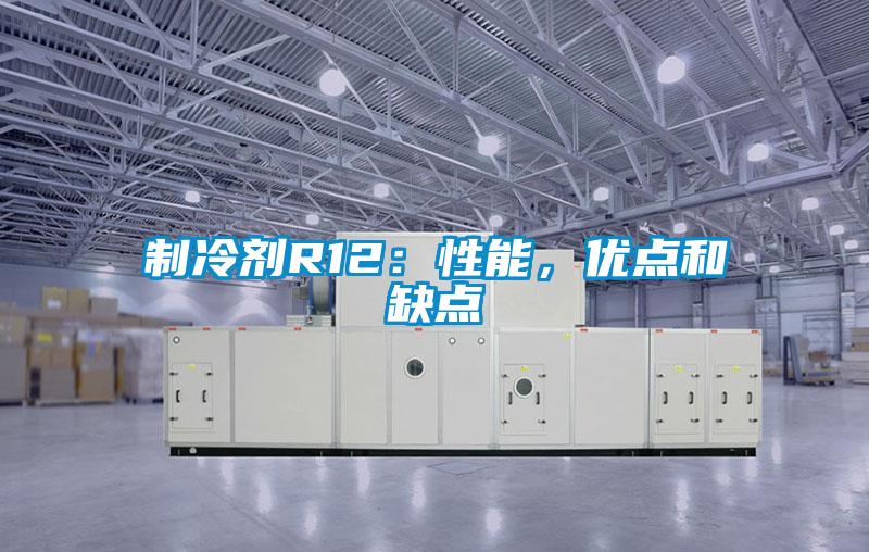 制冷剂R12：性能，优点和缺点