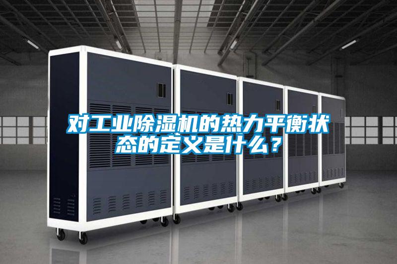 对工业草莓视频APP在线观看的热力平衡状态的定义是什么？