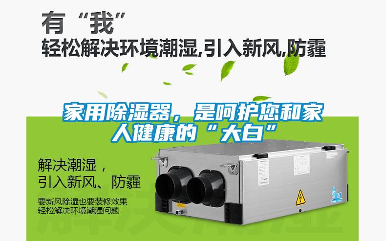 家用除湿器，是呵护您和家人健康的“大白”