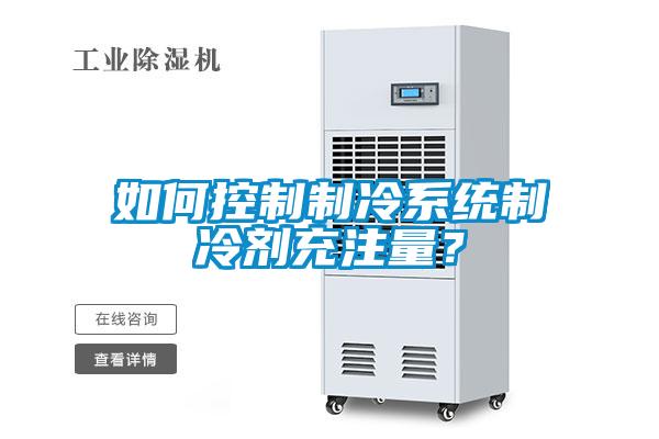 如何控制制冷系统制冷剂充注量？