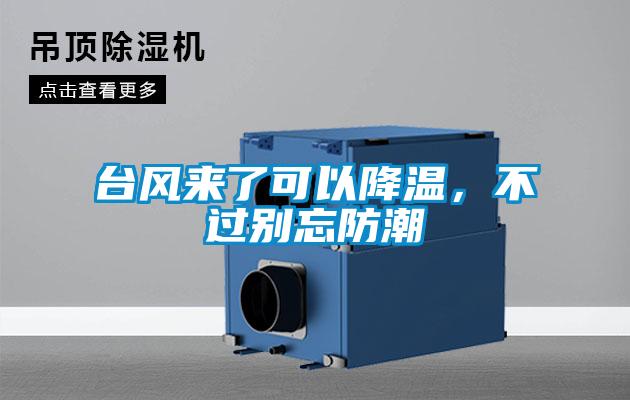 台风来了可以降温，不过别忘防潮