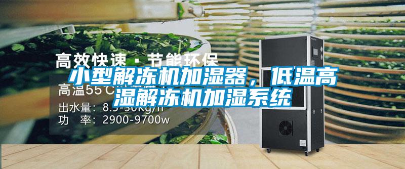 小型解冻机加湿器，低温高湿解冻机加湿系统
