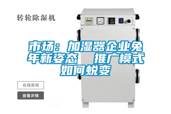市场：加湿器企业兔年新姿态  推广模式如何蜕变