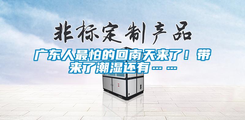 广东人最怕的回南天来了！带来了潮湿还有……