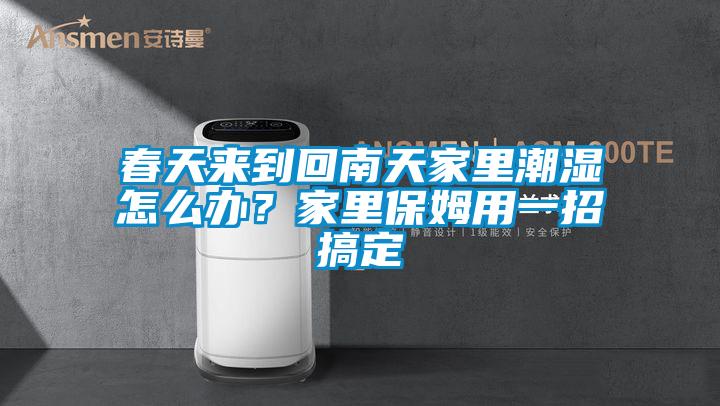 春天来到回南天家里潮湿怎么办？家里保姆用一招搞定