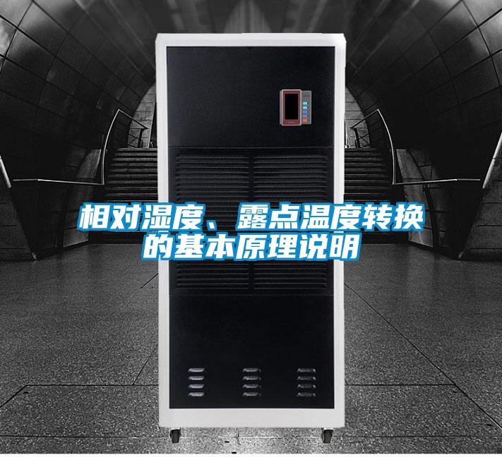 相对湿度、露点温度转换的基本原理说明