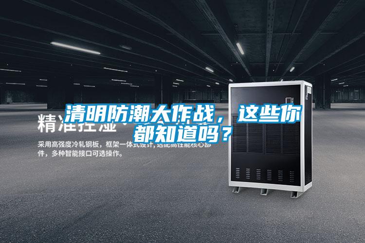 清明防潮大作战，这些你都知道吗？