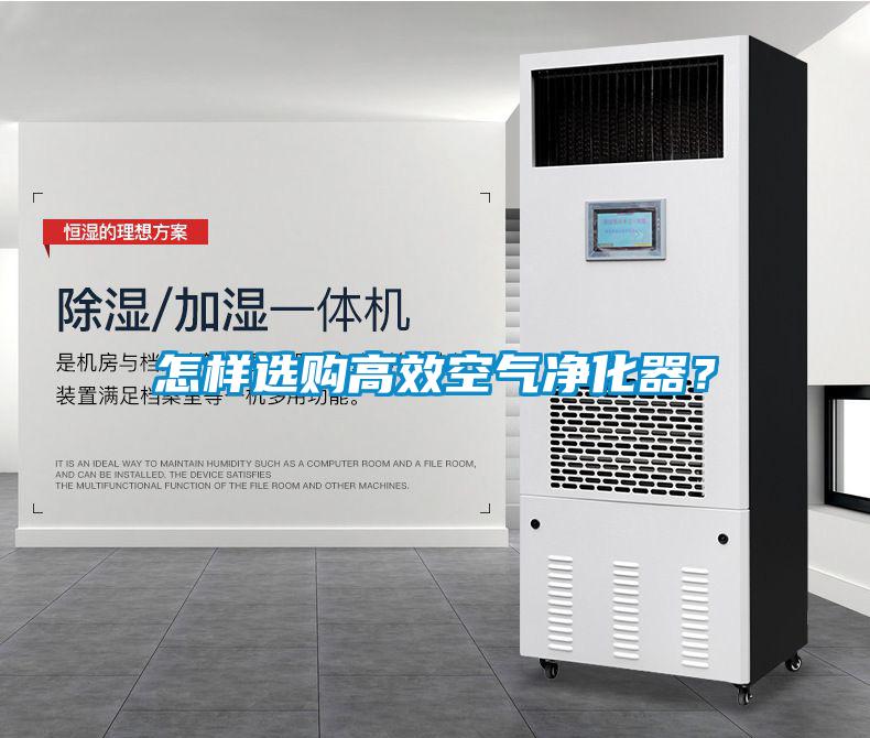 怎样选购高效空气净化器？