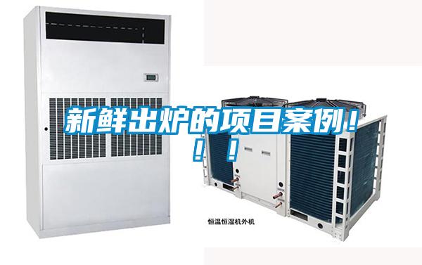 新鲜出炉的项目案例！！！