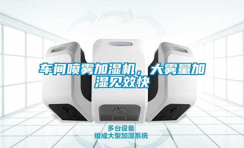 车间喷雾加湿机，大雾量加湿见效快