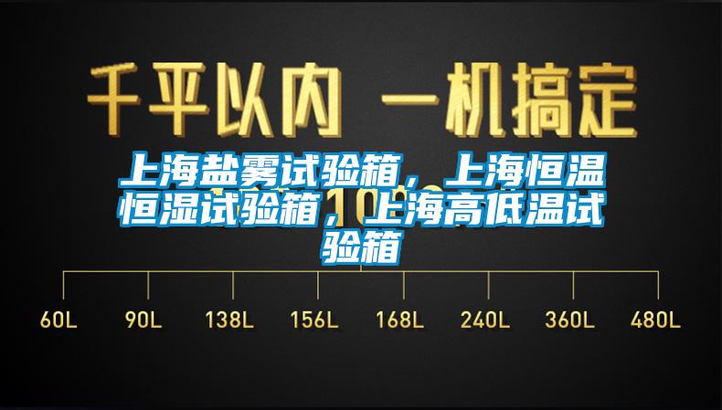 上海盐雾试验箱，上海恒温恒湿试验箱，上海高低温试验箱