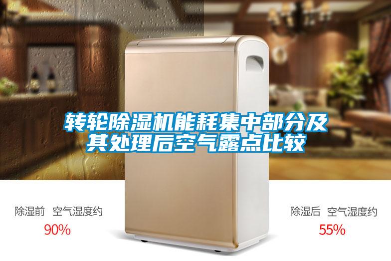 转轮草莓视频APP在线观看能耗集中部分及其处理后空气露点比较