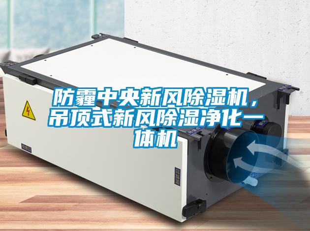 防霾中央新风草莓视频APP在线观看，吊顶式新风除湿净化一体机