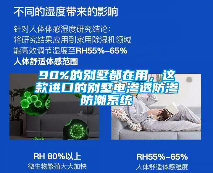 90%的别墅都在用，这款进口的别墅电渗透防渗防潮系统