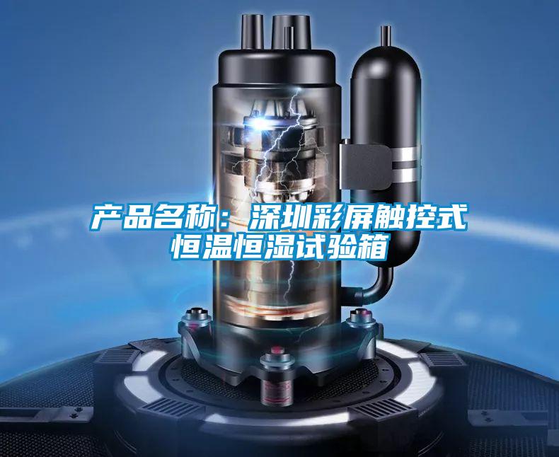 产品名称：深圳彩屏触控式恒温恒湿试验箱