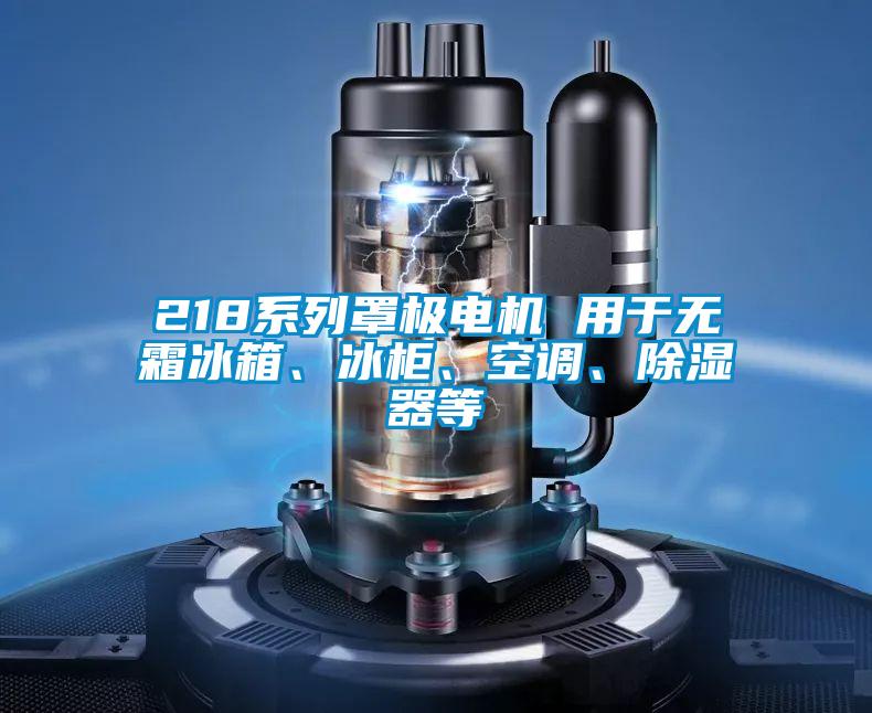 218系列罩极电机 用于无霜冰箱、冰柜、空调、除湿器等