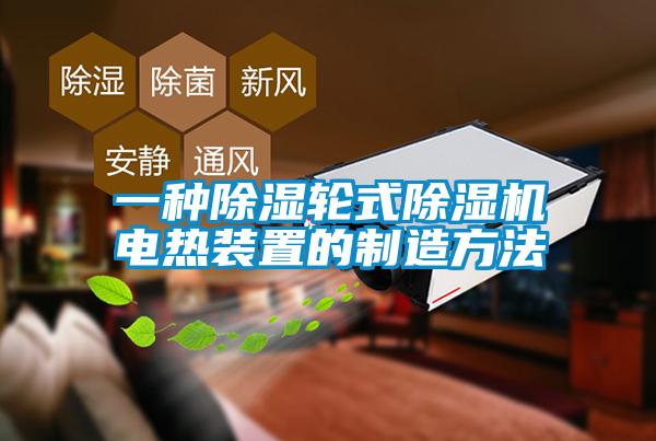 一种除湿轮式草莓视频APP在线观看电热装置的制造方法