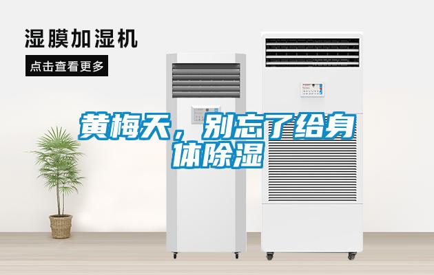 黄梅天，别忘了给身体除湿