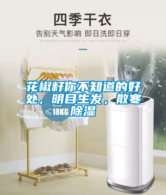 花椒籽你不知道的好处，明目生发，散寒除湿