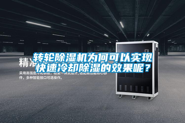 转轮草莓视频APP在线观看为何可以实现快速冷却除湿的效果呢？