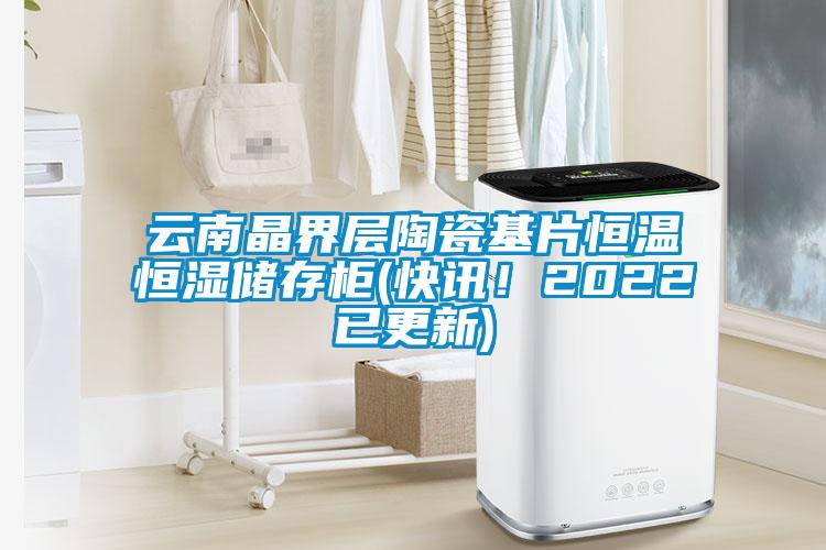 云南晶界层陶瓷基片恒温恒湿储存柜(快讯！2022已更新)
