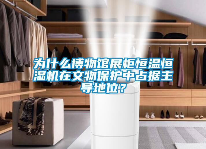 为什么博物馆展柜恒温恒湿机在文物保护中占据主导地位？