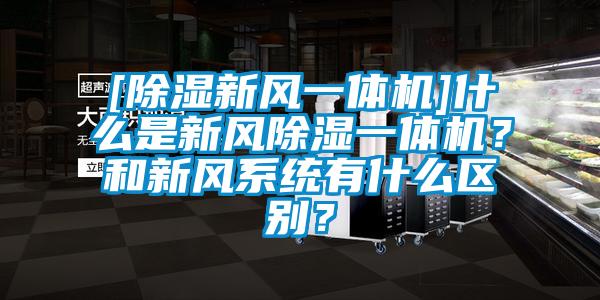 [除湿新风一体机]什么是新风除湿一体机？和新风系统有什么区别？