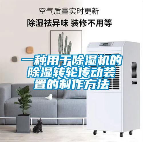 一种用于草莓视频APP在线观看的除湿转轮传动装置的制作方法