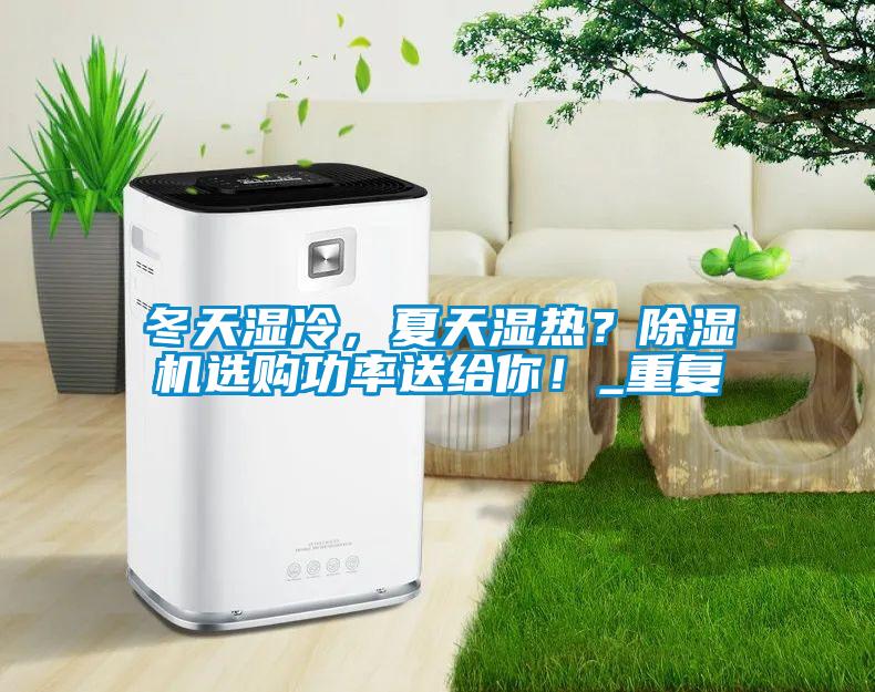 冬天湿冷，夏天湿热？草莓视频APP在线观看选购功率送给你！_重复