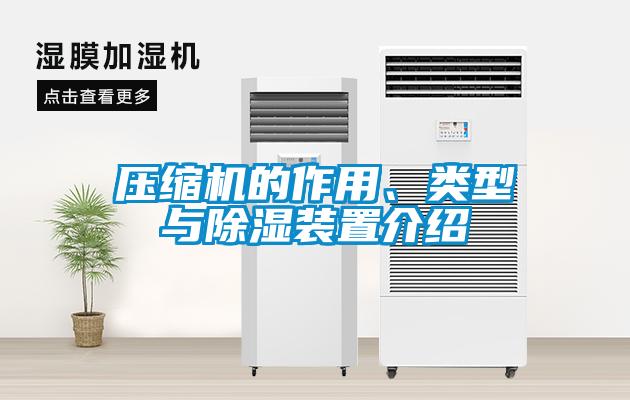 压缩机的作用、类型与除湿装置介绍