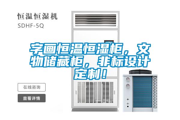 字画恒温恒湿柜，文物储藏柜，非标设计定制！