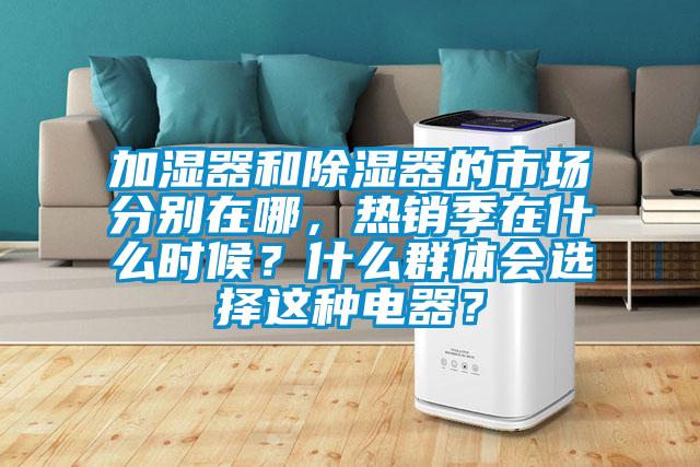 加湿器和除湿器的市场分别在哪，热销季在什么时候？什么群体会选择这种电器？