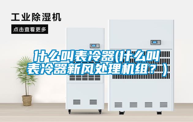 什么叫表冷器(什么叫表冷器新风处理机组？)