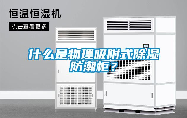 什么是物理吸附式除湿防潮柜？