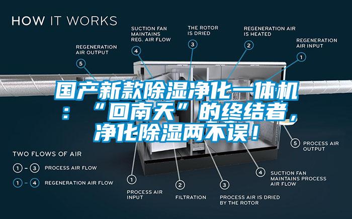 国产新款除湿净化一体机：“回南天”的终结者，净化除湿两不误！
