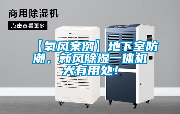 【氧风案例】地下室防潮，新风除湿一体机大有用处！