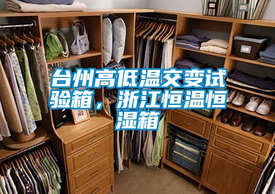 台州高低温交变试验箱，浙江恒温恒湿箱