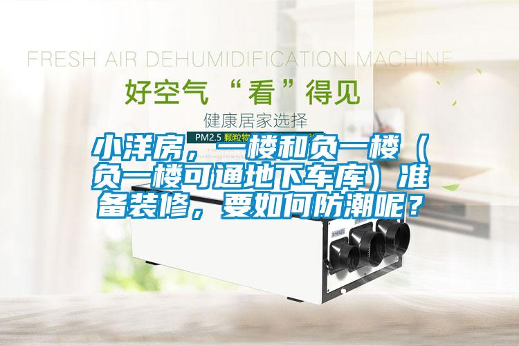小洋房，一楼和负一楼（负一楼可通地下车库）准备装修，要如何防潮呢？