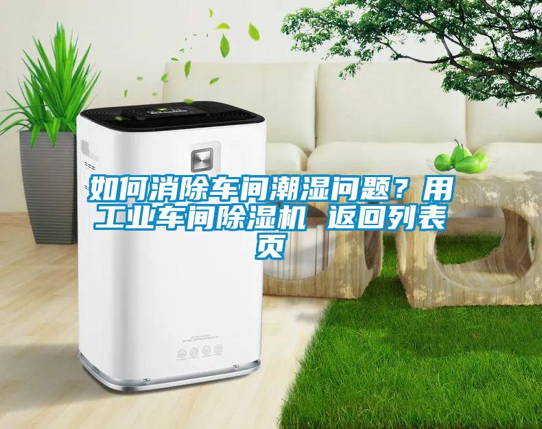 如何消除车间潮湿问题？用工业车间草莓视频APP在线观看 返回列表页