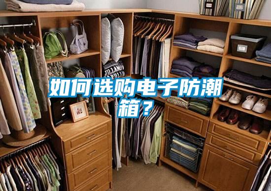 如何选购电子防潮箱？