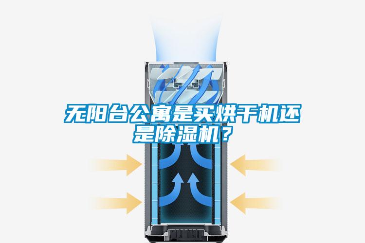 无阳台公寓是买烘干机还是草莓视频APP在线观看？