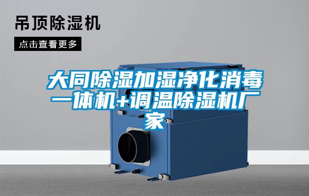 大同除湿加湿净化消毒一体机+调温草莓视频APP在线观看厂家