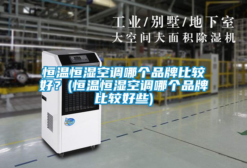 恒温恒湿空调哪个品牌比较好？(恒温恒湿空调哪个品牌比较好些)